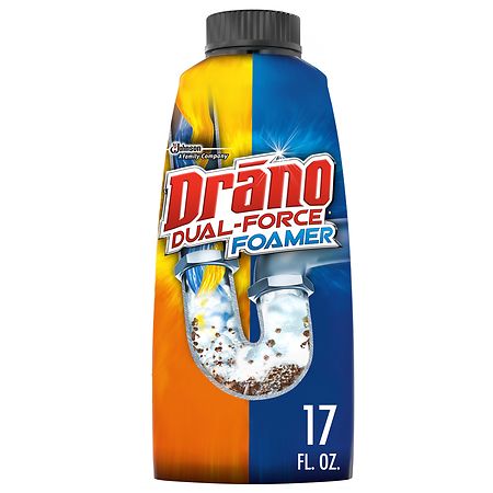 Drano Drain Cleaner, Liquid 32 fl oz, Cleaning Wipes