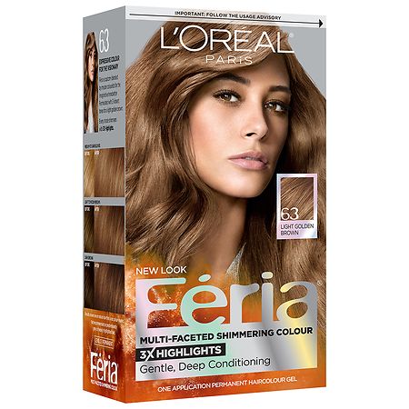 krans Engel person L'Oreal Paris Feria Permanent Hair Color, Light Brown 63 | Walgreens