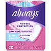 Always Thin, No Feel Protection Daily Liners, Regular Absorbency Scented, Regular Absorbency-1