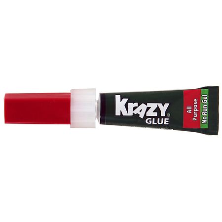Krazy Glue Home & Office Brush On Super Glue, Brush Applicator, 5
