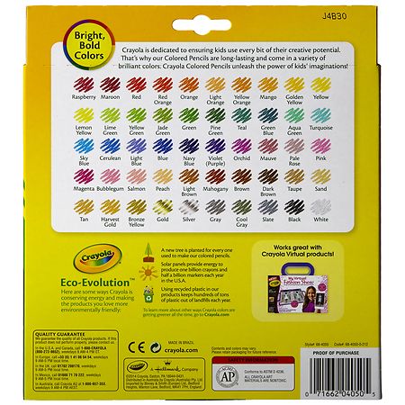 Crayola Colored Pencil Set Assorted Colors