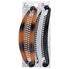Scunci Plastic Side Hair Combs, 12 Count - Black, Clear & Tortoise Shell Styles