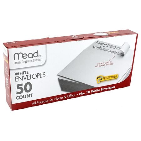 Mead White Envelopes
