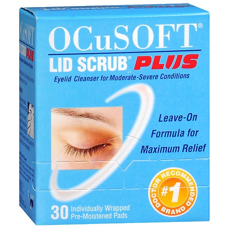 OCuSOFT Lid Scrub Plus Eyelid Cleanser Pre-Moistened Pads