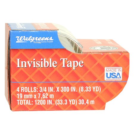 Walgreens Invisible Tape