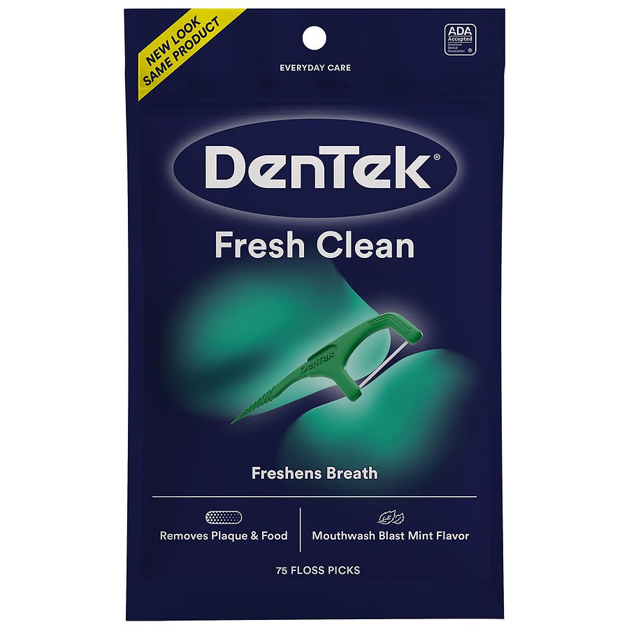 DenTek Fresh Clean Floss Picks Long Lasting Mint