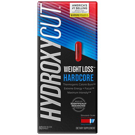 Hydroxycut Hardcore Weight Loss Capsules Wildberry