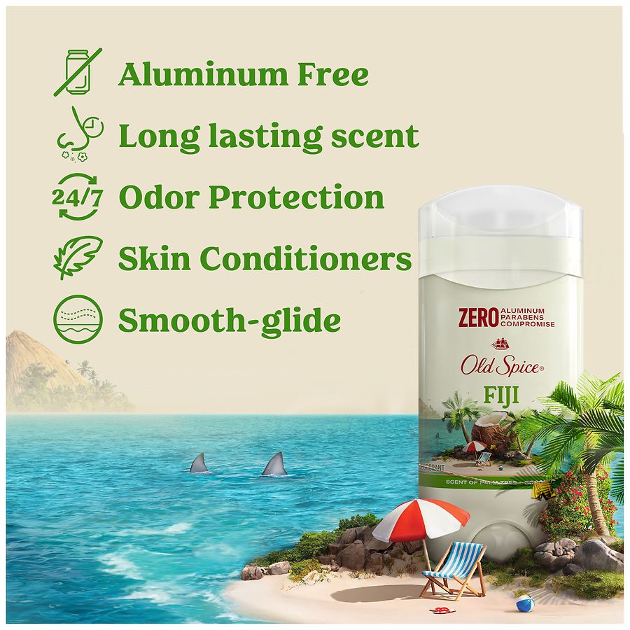 Old Spice Men's Deodorant Aluminum-Free, 24/7 Lasting Freshness