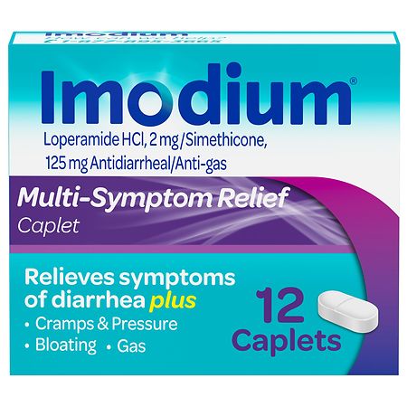 Imodium Multi-Symptom Relief Anti-Diarrheal Medicine Caplets