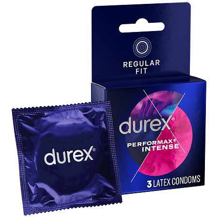 Durex Performax Intense Natural Latex Condoms, Ultra Fine