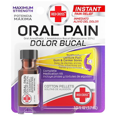 Red Cross Oral Pain Relief Complete Medication Kit