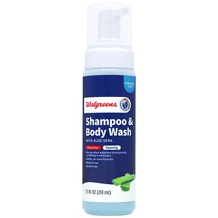 Walgreens Foaming Rinse-Free Shampoo & Body Wash