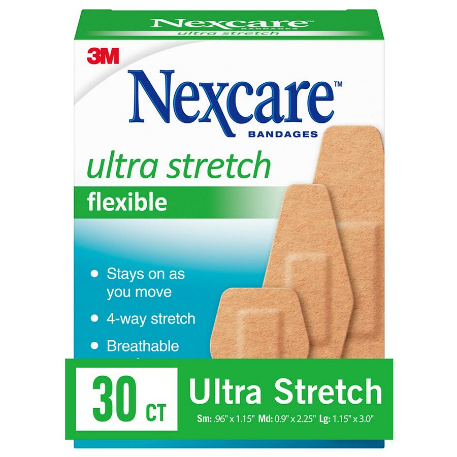 Nexcare Ultra Stretch Flexible Bandages Assorted