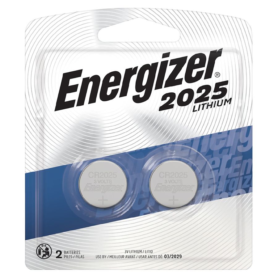 Energizer 2025 Batteries, 3V Lithium Coin 2025