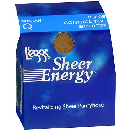 UPC 074200656084 product image for L'eggs Sheer Energy Revitalizing Sheer Pantyhose, Sheer Toe, Control Top - Size  | upcitemdb.com