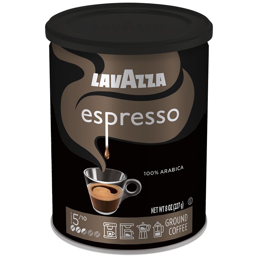 Lavazza Espresso Ground Coffee Can Regular
