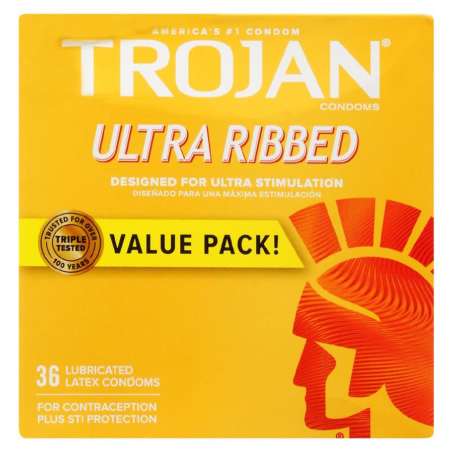 Photo 1 of Ultra Ribbed Premium Lubricated Condoms -- EXP 2028