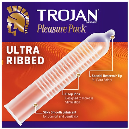Trojan Pleasure Variety Pack Lubricated Condoms