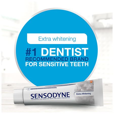 Sensodyne Extra Whitening Sensitive Teeth Toothpaste Travel Size