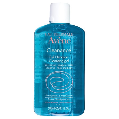 Avene Cleanance Cleansing Gel, natural cleanser for acne-prone skin