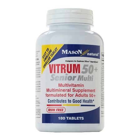 Mason Natural Vitrum 50+ Senior Multivitamin, Tablets