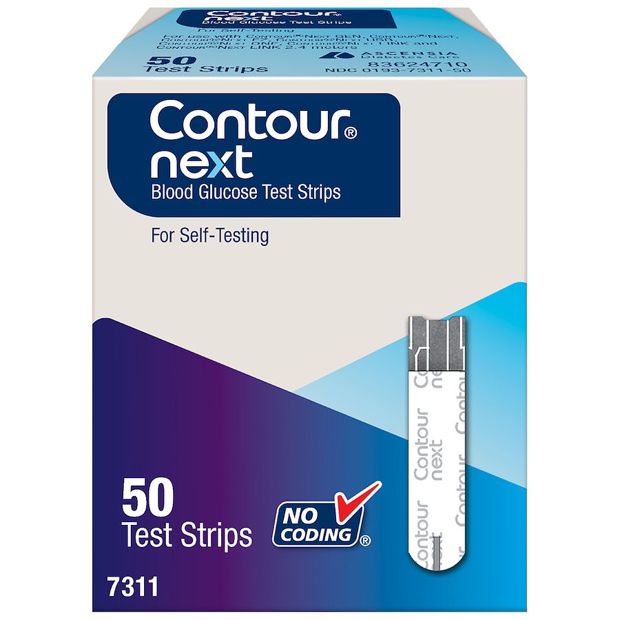 Contour Next Blood Glucose Meter Test Strips