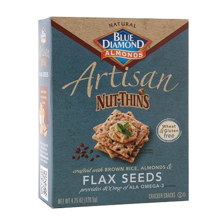Blue Diamond Nut-Thins Artisan Nut-Thins Flax Seed