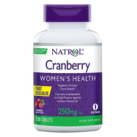 UPC 047469063306 product image for Natrol Cranberry 250 mg Fast Dissolve Tablets - 120.0 ea | upcitemdb.com