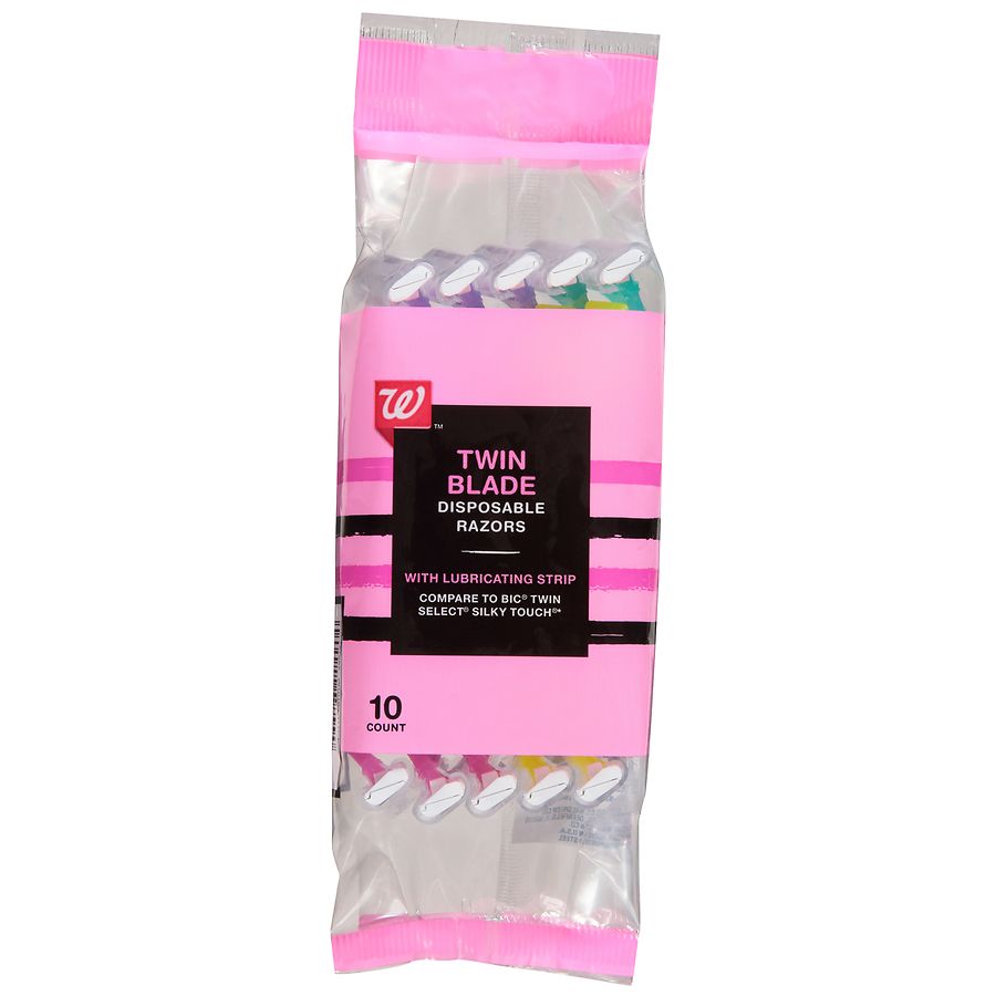 Walgreens Twin Blade Disposable Razors with Lubricating Strip