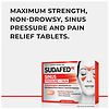 Sudafed Sinus Pressure + Pain Relief Decongestant Tablets-4