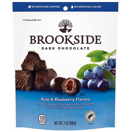 Brookside Snack Bag Dark Chocolate with Acai & Blueberry