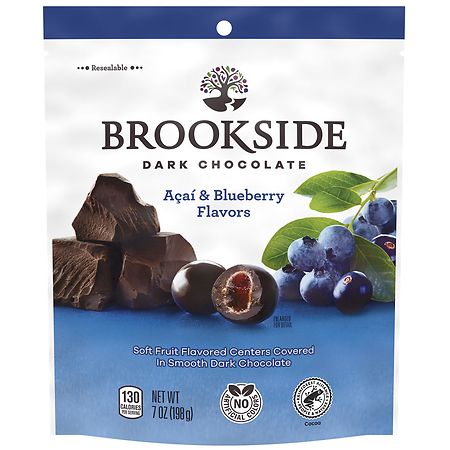 Brookside Snack Bag Dark Chocolate with Acai & Blueberry