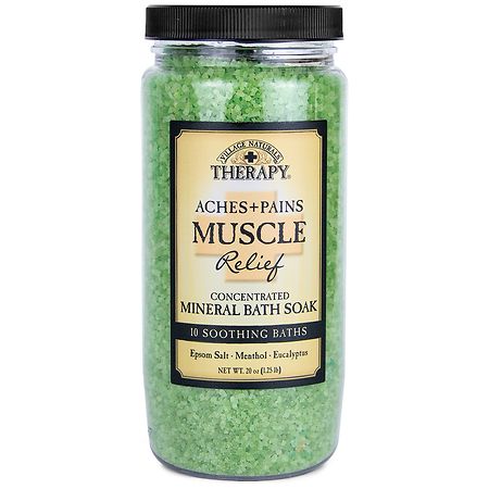 Village Naturals Therapy Mineral Bath Soak Aches & Pains Relief