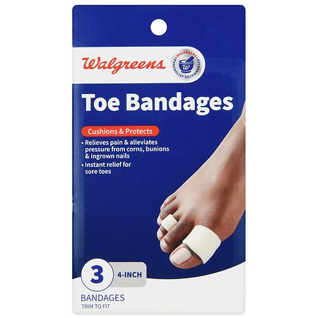 Walgreens Toe Bandages 4-Inch