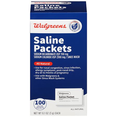Walgreens Saline Packets