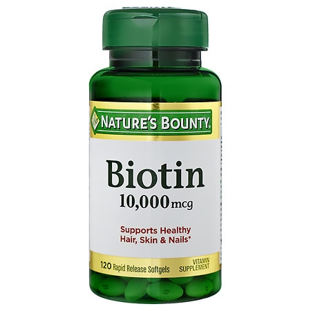 Nature's Bounty Ultra Strength Biotin 10,000mcg, Softgels