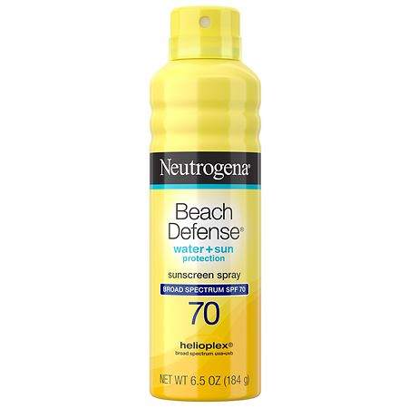 Neutrogena Beach Defense Body Sunscreen Spray, SPF 70 Unspecified