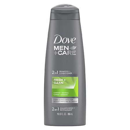 Dove 2 in 1 Shampoo and Conditioner Fresh and Clean with Caffeine