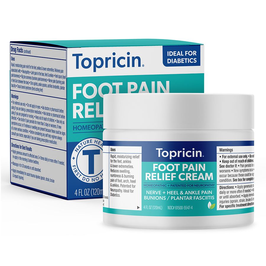 Topricin Foot Pain Relief Cream | Walgreens