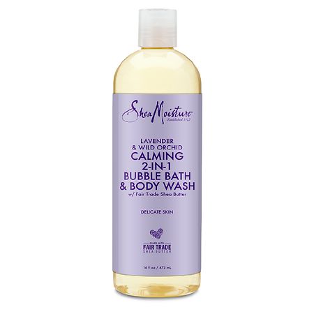 SheaMoisture Bubble Bath & Body Wash Lavender & Wild Orchid