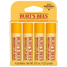 Burt's Bees Lip Balm Pack Beeswax | Walgreens