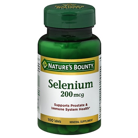 Nature's Bounty Selenium, 200 mcg Tablets.