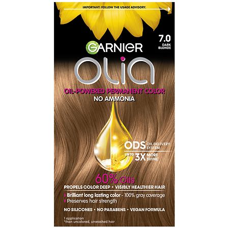 Garnier Olia Permanent Hair Color Dark Blonde 7.0