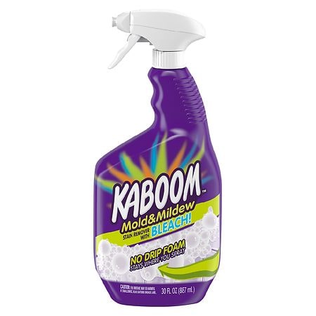 Kaboom Mold & Mildew Stain Remover with Bleach No Drip Foam