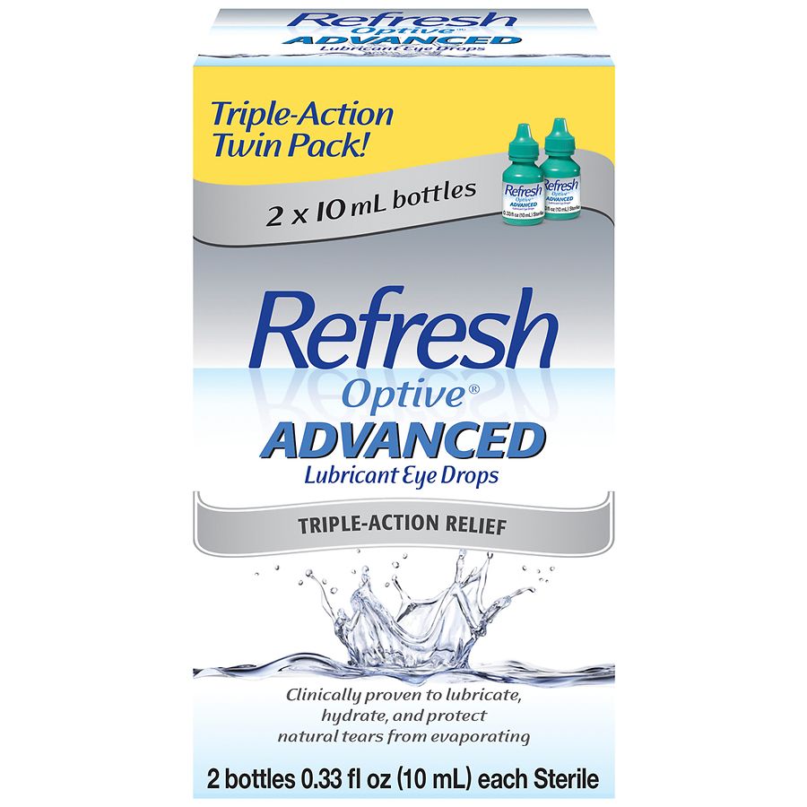 Refresh Triple-Action Relief Advance Lubricant Eye Drops