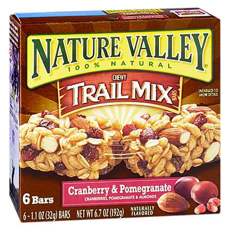 Nature Valley Chewy Trail Mix Bars Cranberry & Pomegranate