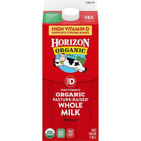 Horizon Organic Whole Milk Half Gallon