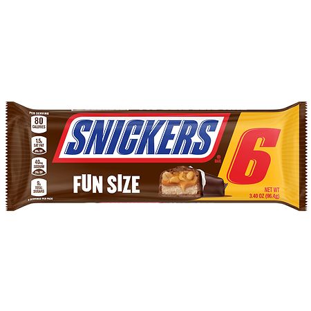 SNICKERS Minis Size Chocolate Candy Bars Family Size Bag, 18 oz