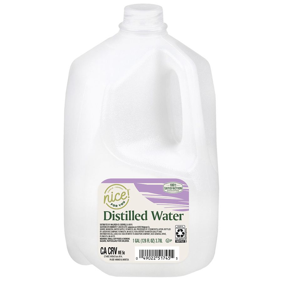 Deionized Water, 1 gal.
