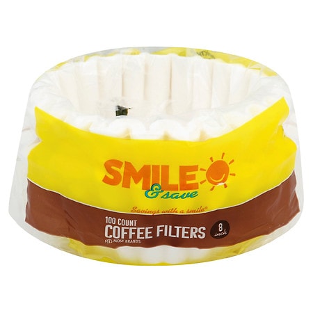 Smile & Save Coffee Filters White